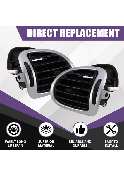 Araba Gösterge Tablosu Klima Outlet Montaj A/c Çıkış Paneli Citroen C2 Peugeot 206 Için Hava Çıkış Havalandırma Izgarası (Yurt Dışından) indirimleri