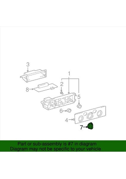 Toyota Tacoma Için 2x 1995 1996 1997 1998 1999 2000 2001 2002 2003 2004 Hava ve Isıtma Koşullandırma Kontrol Düğmesi (Yurt Dışından) indirimleri