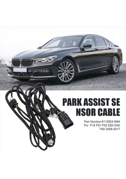 61129241694 Ön Tampon Park Sensörü Kablo Demeti Parkı Parkı Bmw F10 F01 F02 520I 530I 740I Için Yardım Sensör Kablosu (Yurt Dışından) fırsatları