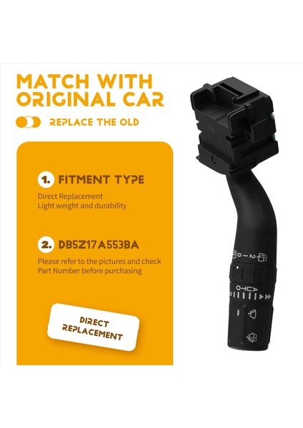 Yağmura Duyarlı Silecekler ile Araba Silecek Anahtarı Atuo Anahtarı DB5Z-17A553-BA Ford Explorer Için 11-16 Kenar 11-14 DB5Z17A553BA (Yurt Dışından) indirimleri