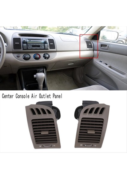 Toyota Camry XV30 2001-2006 Otomobil Ön Ac Hava Havalandırma Paneli Için Orta Konsol Hava Outlet Paneli Montaj (Yurt Dışından) fiyatları