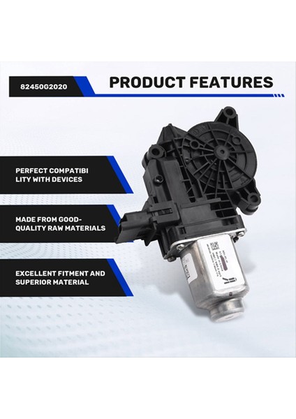 82450G2020 Araba Hyundai Ioniq 2017-2022 Için Otomatik Yukarı ve Aşağı ile Sol Yan Kapı Pencere Motoru (Yurt Dışından) modelleri