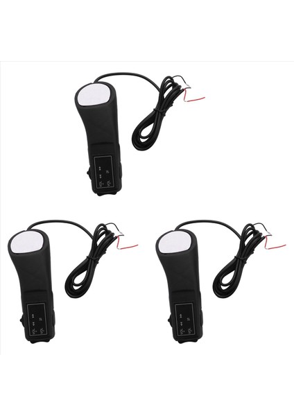 3x Araç Direksiyon Düğmesi Uzaktan Kontrol Işıkları Araç Navigasyon DVD / 2 Dın Android Bluetooth Kablosuz Evrensel (Yurt Dışından)