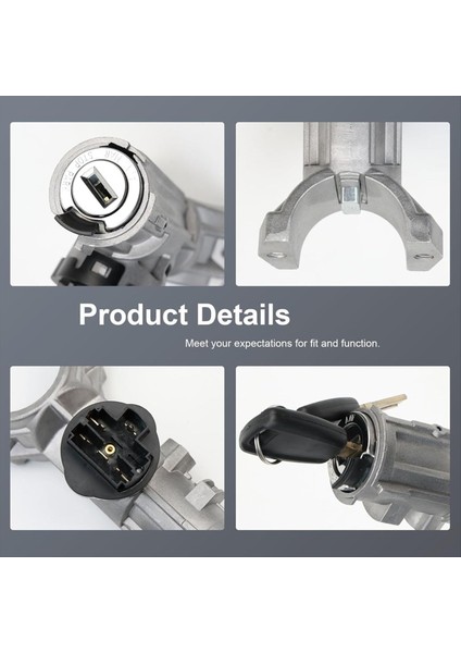 Ateşleme Başlangıç Anahtarı Silindir Muhafaza Montajı Keys ile Dodge Ram Promaster Için 8XL669WERA 1500 2500 3500 2014-2019 (Yurt Dışından) modelleri