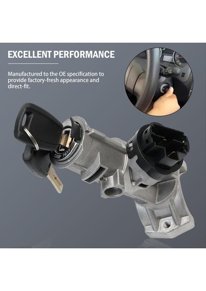 Ateşleme Başlangıç Anahtarı Silindir Muhafaza Montajı Keys ile Dodge Ram Promaster Için 8XL669WERA 1500 2500 3500 2014-2019 (Yurt Dışından) indirimleri