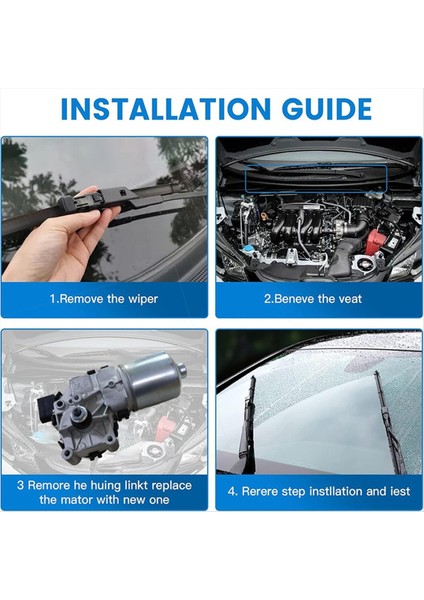 Vw Jetta Için Ön Cam Silecek Motoru 2011-2018 5C7955113D 6R1955119A 5C6955121A 5C6-955-113-5C7-955-113-A (Yurt Dışından) fiyatları