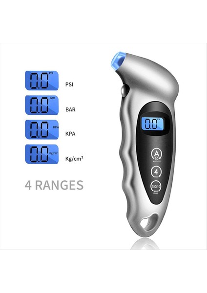 Dijital Araba Lastik Lastik Hava Basınç Gösterge Ölçer LCD Ekran Manometre Barometreler Test Cihazı Kamyon Motosiklet Kırmızı (Yurt Dışından) fiyatları
