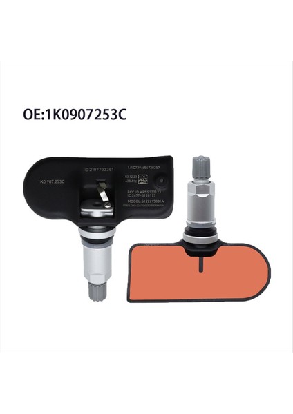 Audi A3 A5 Q5 S4 S5 Tt Vw cc Beetle Golf 433MHZ 1K0907253C 1K0998275 Için Tpms Lastik Basınç Sensörü (Yurt Dışından) indirimleri