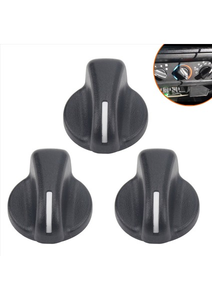 Jeep Wrangler Tj 1999-2006 5011218AC Için 3x Araç Klima Düğmesi Anahtarı Fan Hız Isıtıcı Kontrol Düğmesi (Yurt Dışından) modelleri