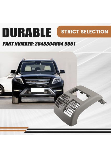 Arka Merkez Konsol A/c Hava Havalandırma Arka Arka Köşe Klima Izgarası Mercedes Benz X204 Glk Sınıfı 2008-2015 Gri (Yurt Dışından) fırsatları