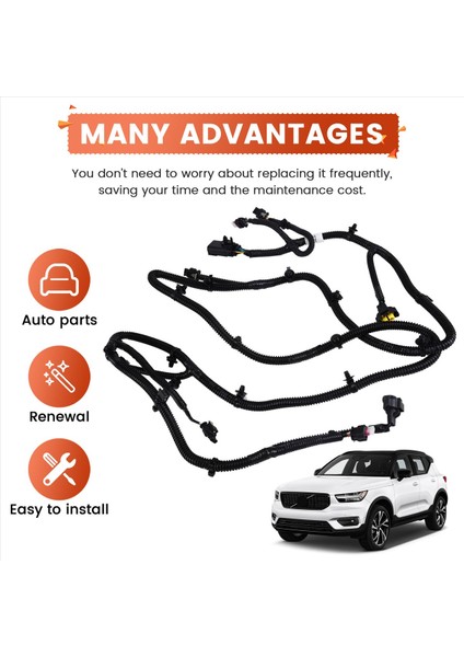 32276943 Volvo XC40 2018-2022 Için Yeni Araba Ön Tampon Kablo Demeti (Yurt Dışından) indirimleri