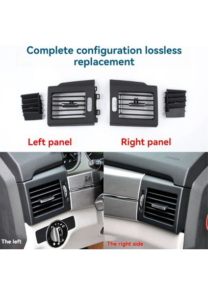 1 Çift Ön Çıkış Tablosu A/c Hava Havalandırma Trim Paneli L+R Benz Glk Sınıfı X204 2010-2012 (Yurt Dışından)