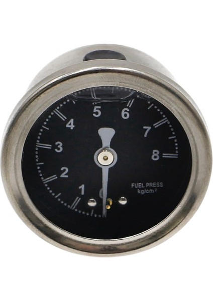Cnspeed Alüminyum Gümüş Yakıt Basınç Regülatörü Siyah Yüz Renk Ölçer 1/8 Npt Gösterge Kontrolü Yağ Arabası Ölçer (Yurt Dışından)
