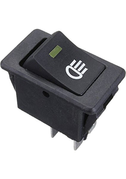 2x 12V Evrensel Sis Figs Rocker Anahtar LED Araba Lambası - Sarı LED (Yurt Dışından) fiyatları