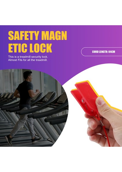 Koşu Makine Güvenliği Anahtar Koşu Maddesi Manyetik Anahtar Kilit Fitness Kırmızı (Yurt Dışından) indirimleri