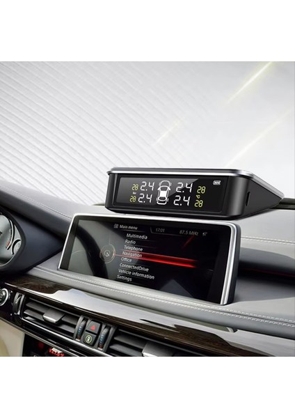 Araç Harici Lastik Basınç Sensörleri Güneş Gücü Tpms Lastik Basınç Izleme Sistemi Lastik Alarm Dijital LCD Ekran (Yurt Dışından) indirimleri