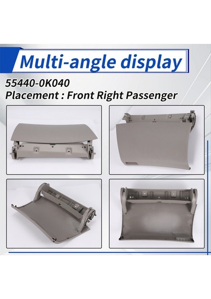 Lhd Yolcu Saklama Kutusu Paneli 55440-0K040-A0 Toyota Inno 2006-2015 Dash Torulum Kutusu Üst Panel Kapağı Gri (Yurt Dışından) modelleri