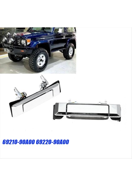 1paır Ön Dış Kapı Kolu Toyota Land Cruiser Için Trim Çerçeve 60 Bj6 FJ62 Hj6 1980-1990 69210-90A00 69220-90A00 (Yurt Dışından) modelleri