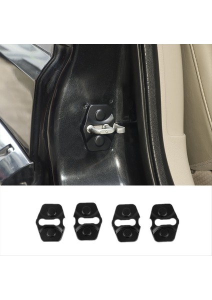 Jeep Commander Için 2006-2010 Araba Kapı Kilidi Toka Koruyucu Kapak Trim Accessorie Abs Black 4pcs (Yurt Dışından) indirimleri