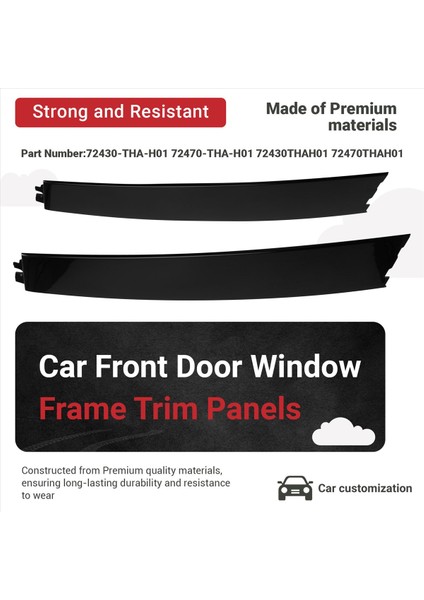 Honda Accord 2017-2023 72430-THA-H01 72470-THA-H01 Ön Cam Bilk Panel (Yurt Dışından) fırsatları