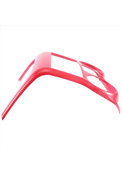 Araba Modifikasyon Aksesuarları Merkez Konsolu Dekoratif Panel Iç Kırmızı Karbon Deseni Jeep Wrangler Jk 2011-2017 (Yurt Dışından) modelleri
