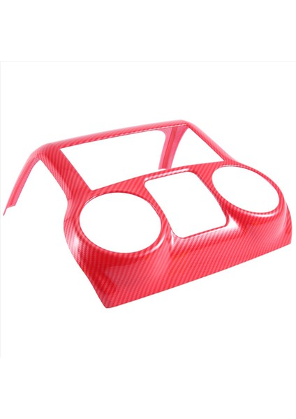 Araba Modifikasyon Aksesuarları Merkez Konsolu Dekoratif Panel Iç Kırmızı Karbon Deseni Jeep Wrangler Jk 2011-2017 (Yurt Dışından) fırsatları