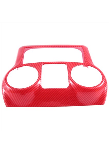 Araba Modifikasyon Aksesuarları Merkez Konsolu Dekoratif Panel Iç Kırmızı Karbon Deseni Jeep Wrangler Jk 2011-2017 (Yurt Dışından) indirimleri