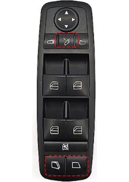 Araba Elektrik Pencere Kontrol Paneli Switch Mercedes Için Yüksek Sürüm Benz W251 W164 2518300390 2518200510 (Yurt Dışından) indirimleri