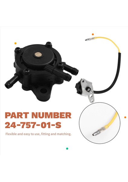 Kohler Için Yakıt Solenoid Kiti 24-757-01-S 2475701S CH18-CH25 CH620-CH740 CV20 CV640 (Yurt Dışından) indirimleri