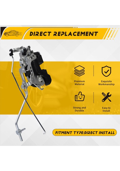 Araba Ön Kapı Kilit Mandalı Aktüatör Kilit Mekanizması Toyota Land Cruiser Için Assy BJ70 FJ70 LJ70 Sol 69320-90K00 (Yurt Dışından) indirimleri