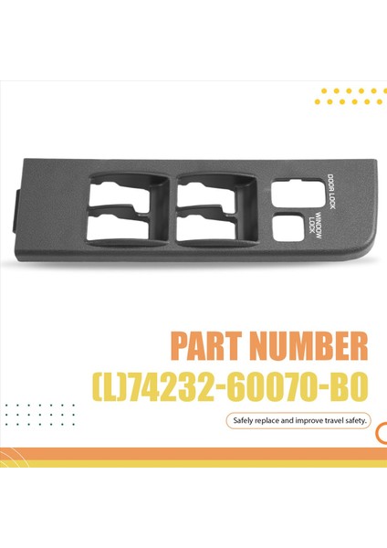 Toyota Land Cruiser Için Yeni Ön Kolçak Paneli Pencere Anahtarı Çerçeve 1991-1997 Kapı Pencere Anahtarı Kapağı L 74232-60070-B0 (Yurt Dışından) indirimleri