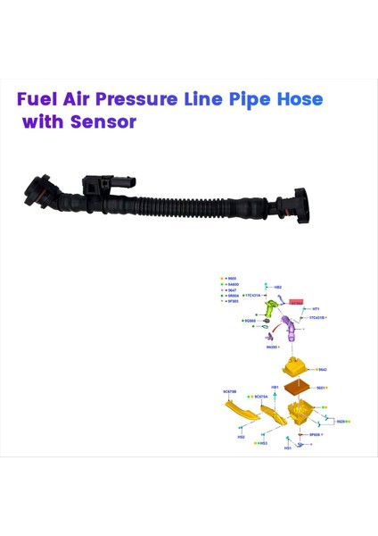 Araç Gaz Yakıt Hava Basınç Hattı Boru Hortumu W/ Sensör EJ7E-6758-ACPL Ford Focus St 2 0l 2015-2018EJ7E-6758-AC (Yurt Dışından) fiyatları