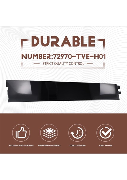 72970-TVE-H01 Arka Sol Kapı Sütü Kalıp Garnitür Honda Accord 2018-2022 Araba Kapı Penceresi Çerçeveleri Trim Accesoories (Yurt Dışından) fırsatları