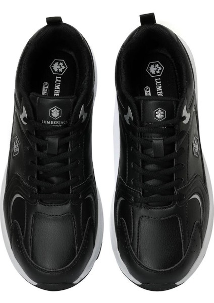 101393005 Pol Pu Siyah Erkek Spor Ayakkabı