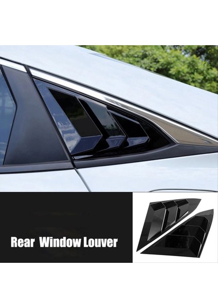 Honda Civic 10 Nesil 2016-2021 Sedan Arka Yan Pencere Kançukukları Hava Havalandırma Kepçesi Tonları Kapak Döşeme Tanjurları (Yurt Dışından) indirimleri