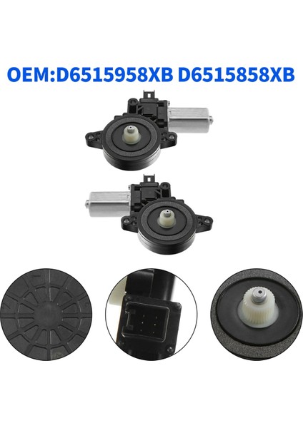 Araç Ön Sol Sağ Enerji Penceresi Asansör Motoru Mazda 2 3 6 Cx-5 13-16 742-805 D6515958XB D6515858XB (Yurt Dışından)