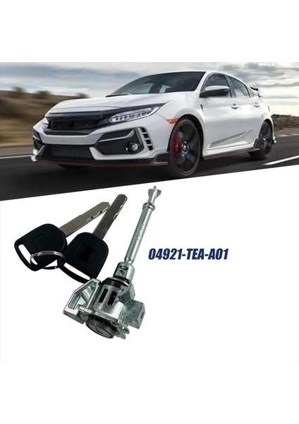 04921-TEA-A01 Honda Civic 2016-2021 Ön Kapı Kilidi Için 2 Keys Fc1 Fc7 ile Sol Sürücü Kapı Kilit Silindiri 04921TEAA01 (Yurt Dışından) fırsatları
