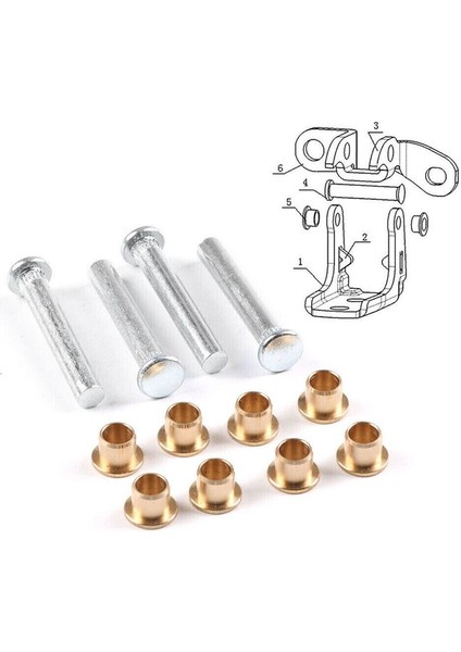 Nissan Navara Için Kapı Menteşe Onarım Kiti Kapı Menteşe Pin Buching Kiti 97-05 D22 (Yurt Dışından) fiyatları