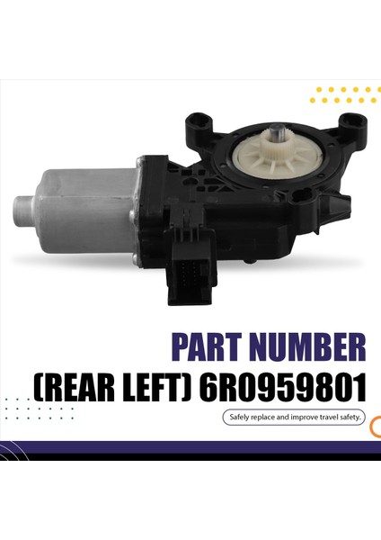 Vw Polo Için 2011-2018 Araba Penceresi Asansör Motor Penceresi Cam Kaldırıcı Motor 6R0959801 Ön Sol (Yurt Dışından) indirimleri