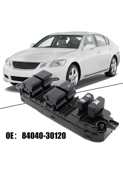 Sol Pencere Kontrol Düğmesi Elektrikli Ana Güç Penceresi Switch 84040-30120 Lexus GS350 GS300 GS430 GS450H (Yurt Dışından) indirimleri
