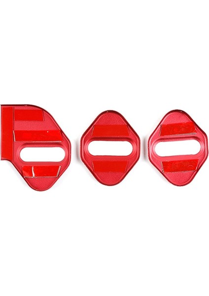 Suzuki Jimny Için Kırmızı Alüminyum Alaşımlı Araba Kilidi Kilit Kapağı Toka Dekorasyonu 2019-2022 JB64 JB74 (Yurt Dışından) fiyatları