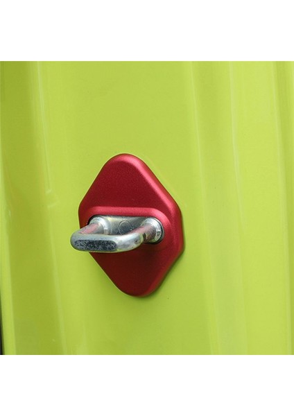 Suzuki Jimny Için Kırmızı Alüminyum Alaşımlı Araba Kilidi Kilit Kapağı Toka Dekorasyonu 2019-2022 JB64 JB74 (Yurt Dışından) fırsatları