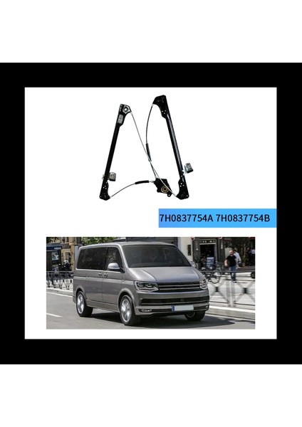 Ön Sağ Elektrikli Pencere Vw Multel Taşıyıcı 7H0837754A 7H0837754B Elektrikli Pencere Regülatörü (Yurt Dışından) indirimleri