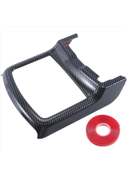 Araç Iç Modifikasyon Ön Drenaj Bardağı Çerçeve Bardağı Tutucu Dekoratif Kapak Dodge Charger Için Siyah Karbon Desen 16-21 (Yurt Dışından) modelleri