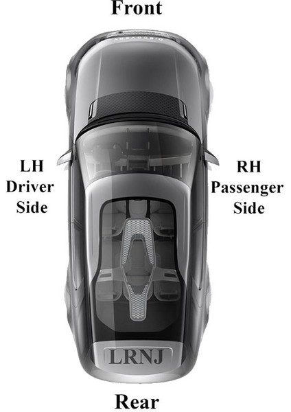 LR072421 Kapı Dış Tutar Kapak Ön Sol Yan Ön Land Rover Için Uygundur Lr2 Lr3 Lr4 Lr4 LR0724-21 (Yurt Dışından) modelleri