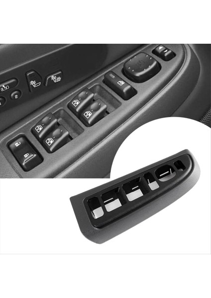 Yeni Sol Pencere Anahtarı Çerçeve Trim 89045128 Chevy Silverado Suburban Gmc Sierra Yukon 03-07 Kolçak Üst Panel (Yurt Dışından) fırsatları