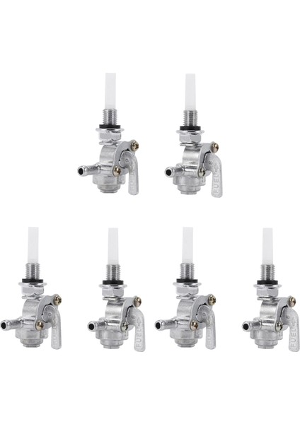 Jeneratör Gazmotor Yakıt Tankları Için 6x Evrensel Benzinli Musluk Benzin Anahtarı (Yurt Dışından)