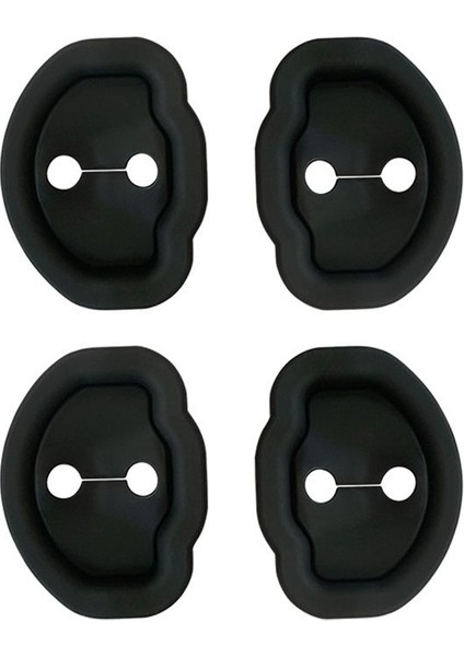 4pcs Yükseltilmiş Dayanıklı Silikon Araç Kapısı Kilit Mandalları Tesla Model 3 Model Y Model X/s Araç Kapısı Kilit Koruyucu (Yurt Dışından)