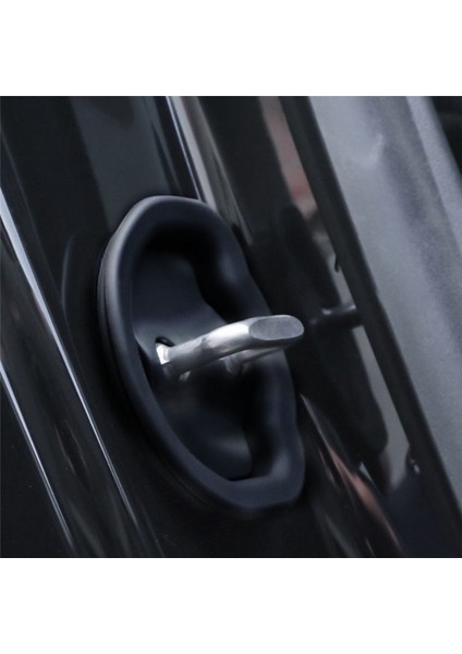 4pcs Yükseltilmiş Dayanıklı Silikon Araç Kapısı Kilit Mandalları Tesla Model 3 Model Y Model X/s Araç Kapısı Kilit Koruyucu (Yurt Dışından) fırsatları
