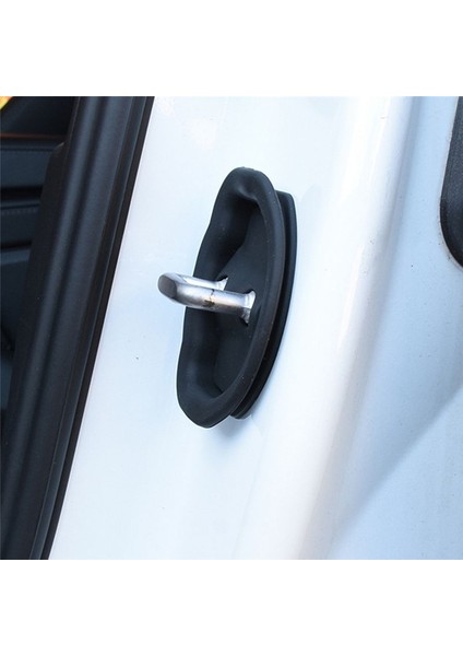 4pcs Yükseltilmiş Dayanıklı Silikon Araç Kapısı Kilit Mandalları Tesla Model 3 Model Y Model X/s Araç Kapısı Kilit Koruyucu (Yurt Dışından) indirimleri